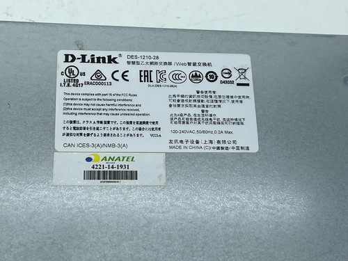 D-Link DES-1210-28P Web Smart Switch 28-Port 10/100Mbps PoE Ethernet - Picture 7 of 8