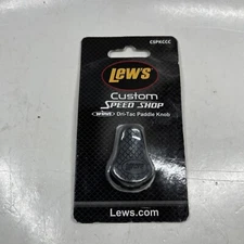 Lew's Custom Speed Shop Winn Dri-Tac Paddle Knob Charcoal CSPKCCC