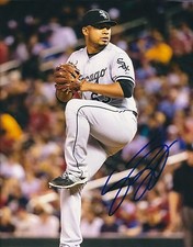 Signed  8x10 JUNIOR GUERRA Chicago White Sox Autographed photo - COA 