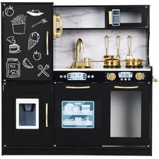 Best Choice Products Wooden Play Kitchen for Kids with 11 Accessories, Ages 3