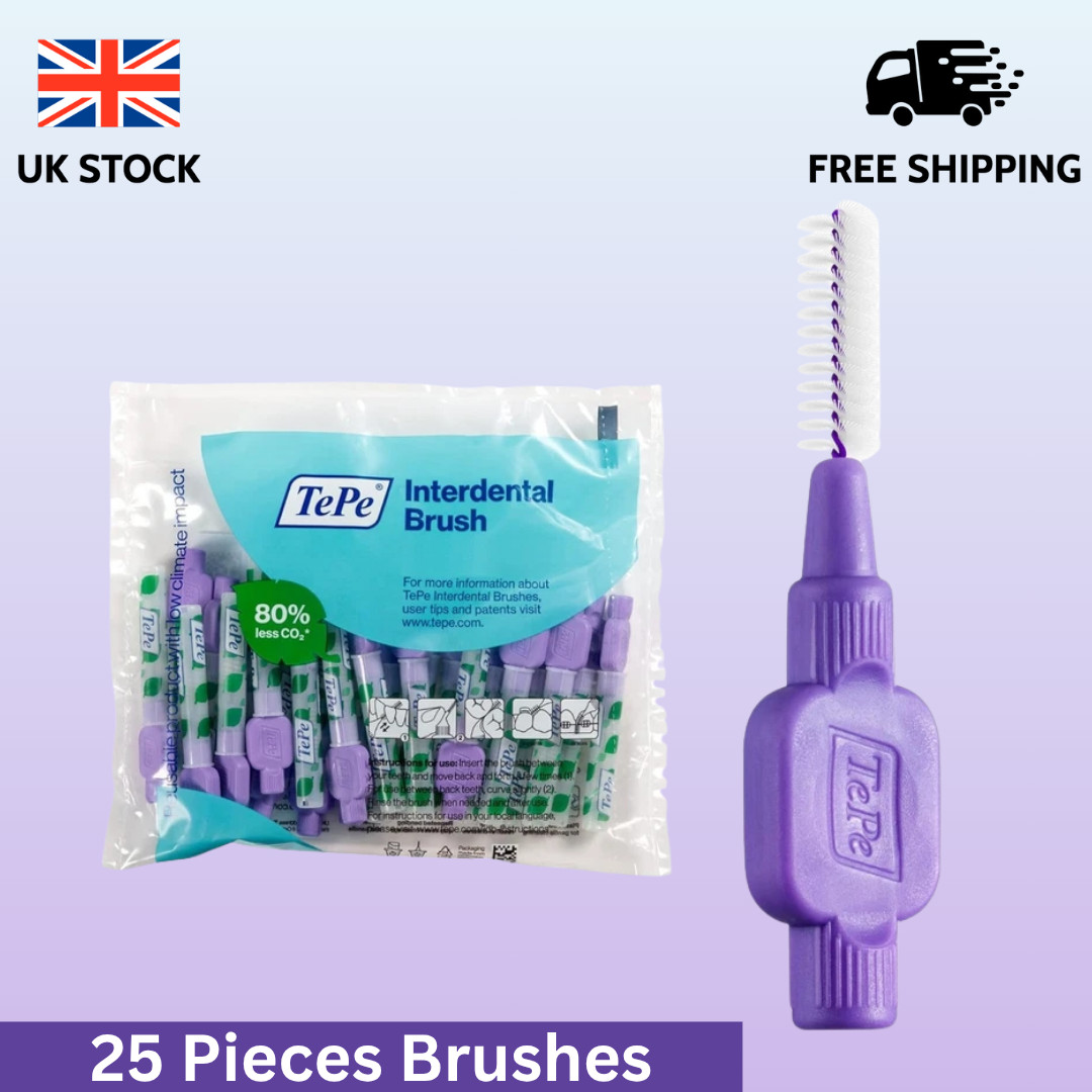 TePe Interdental Brushes - Pink G2 XXXX-Fine 0.4mm - 1 Pack of 8 Brushes - Image 4