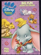 Bendon  Disney Animal Friends  Play Pals  Big Fun Book To Color  Brand New