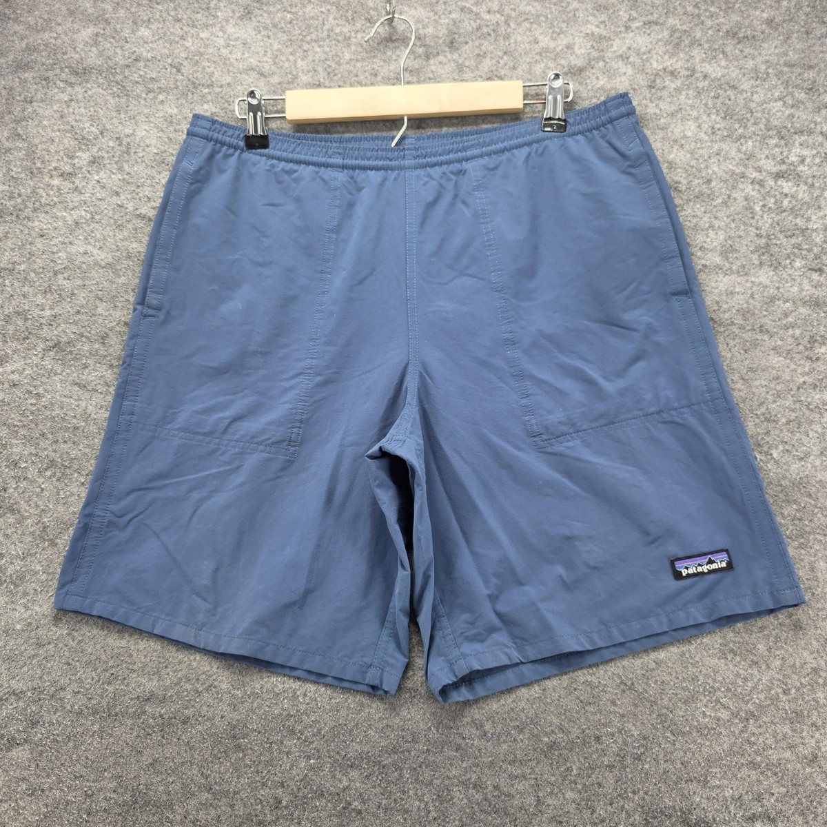 Patagonia Shorts Mens Medium Blue GLSB Nylon Spandex Quick Dry