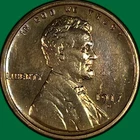 1917-D Lincoln Wheat Cent Extremely Fine XF Coin, Harshly Cleaned #34381