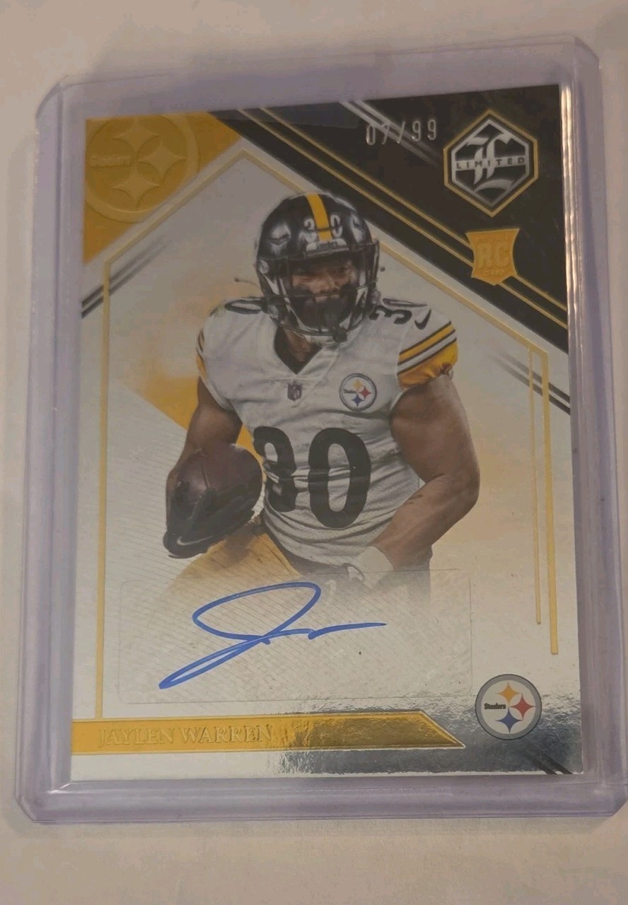 2022 Panini Limited - Rookie Autographs Jaylen Warren #236  07/99 (AU, RC)