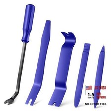 5 pcs Auto Trim Removal Tool Kit, No Scratch Plastic Pry Tool Kit - Blue