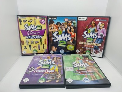 PC Spiele Bundle - Die Sims 2 inkl Erweiterungen ua Freizeit Spaß Wilde Campus