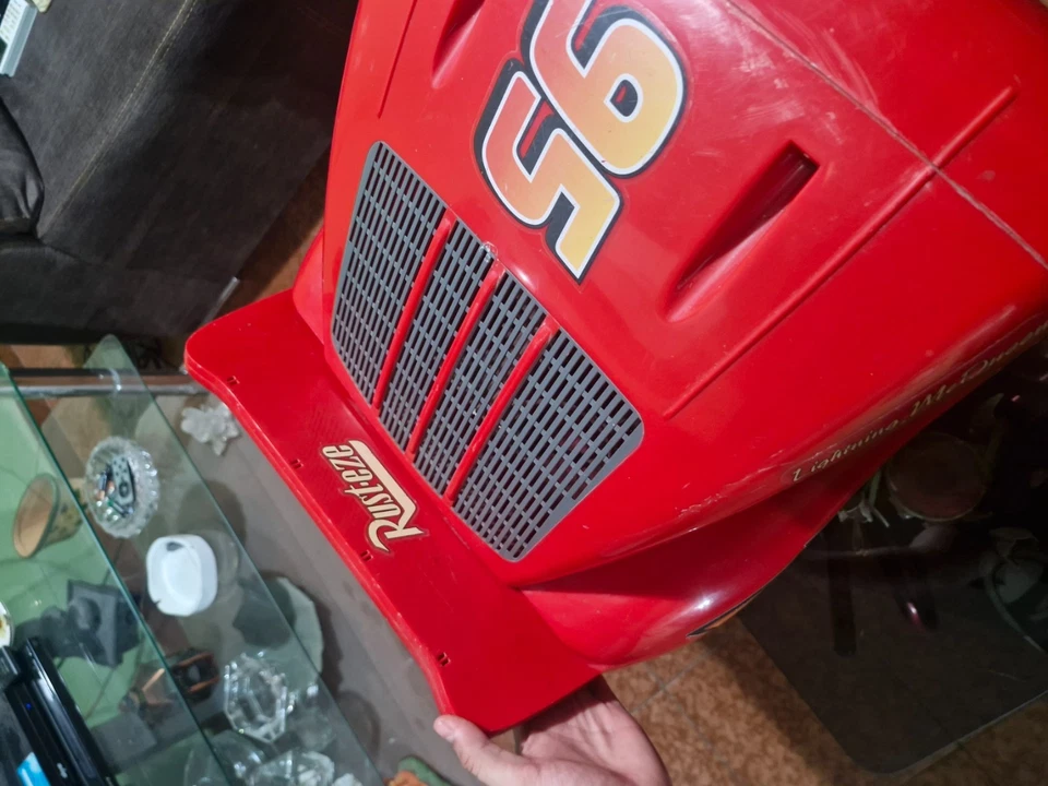 Disney Pixar Cars Lightning McQueen Color 13” CRT TV Working Very Bright CRT - Image 4 of 4