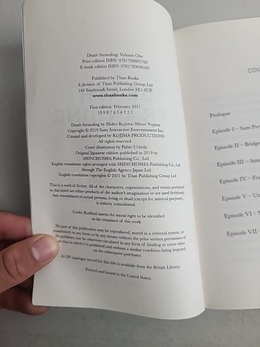 DEATH STRANDING Volume 1-2 set Japanese Novel 1st Edition - Picture 10 of 13