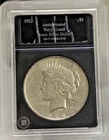 1922 D US Peace Silver Dollar $1 VF (Cleaned) Bradford Slab