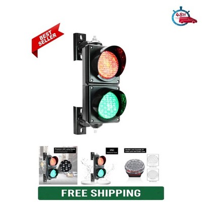 BBMI 100mm Traffic Light, Waterproof LED Stop and Go Lamp