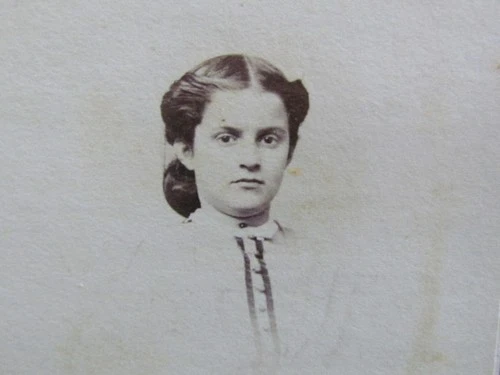 Civil War period New Orleans slave girl Rebecca cdv photo