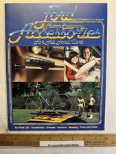 Vintage 1980 Ford Motor Company Accessories For All Ford Cars Brochure