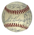 1969 New York Mets Team Signed (27) Sigs Gil Hodges ONL Baseball PSA/DNA 206060