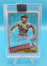 Tommy Edman 2020 Topps Clearly Authentic Autograph  1985 Anniversary Card