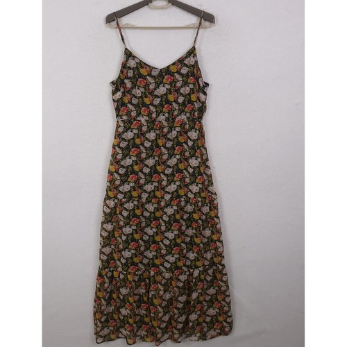 J.Crew Mercantile Maxi Dress Women 6 Multi Floral Tiered Boho Feminine Summer