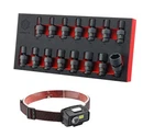 Britool 1/2" Drive Flexi Swivel Joint Impact Socket Set 10-24mm + FREE Head Torc