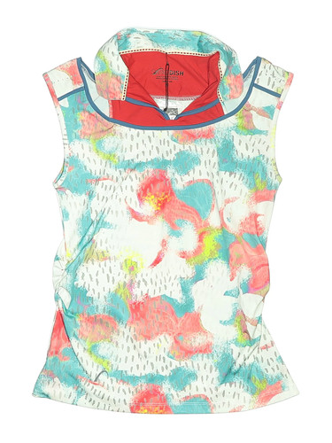 SWINGDISH Women Blue Rash Guard M