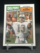 1987 Topps - #233 Dan Marino Miami Dolphins HOF
