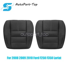 For 2008 2009 2010 Ford F250 F350 Lariat Driver & Passenger Bottom Seat Cover