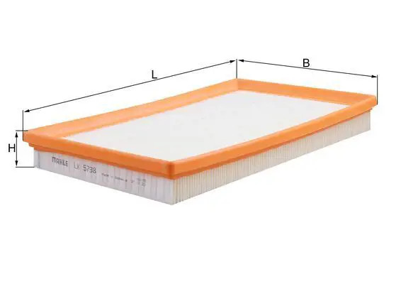 Filtro aria Cartuccia filtro LX 5798 KNECHT per MERCEDES-BENZ CLASSE C GLC GLE - Immagine 3