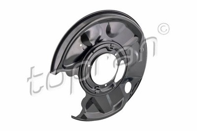 Hinterachse rechts TOPRAN-OE 409 533 Spritzblech, Bremsscheibe für MERCEDES-BENZ