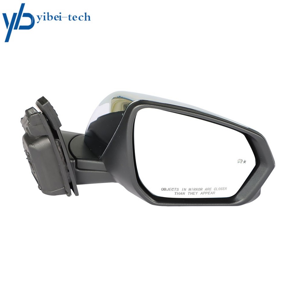 KARPAL Driver Side Mirror For 2018-2022 Chevrolet Equinox – 8-Pin, Blind Spot, Heated, Signal, Chrome