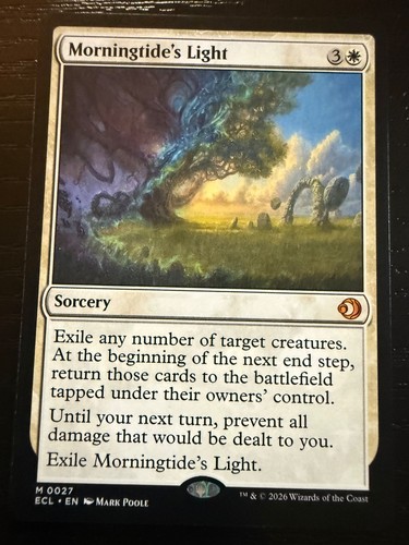Morningtide’s Light #27 Mythic Rare Lorwyn Eclipsed ECL MTG Near Mint