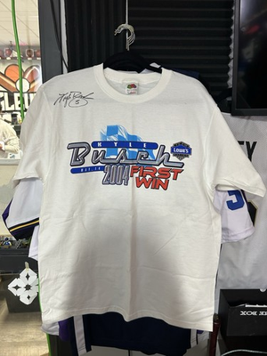 #ad #ad Kyle Busch NASCAR Shirt Mens L Lowes First Win 2004 #18 CBMH $34.99