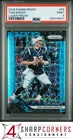 2018 PANINI PRIZM LAZER #69 TOM BRADY PATRIOTS PSA 9