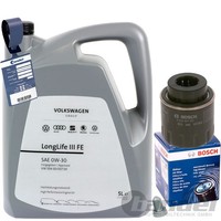 Bosch ÖLfilter+Original VW ÖL Passend FüR 1.2+1.4 Audi A1 VW Polo Skoda Fabia