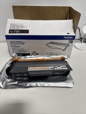 Brother TN-750 Black High-Yield Toner Cartridge  Seal Open not use