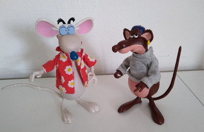Vintage CAPITOL CRITTERS Figuren 'Mäuse an der Macht' Cartoon KENNER 1992