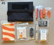 CountyComm Maratac Lot Limited Edition Brass Embassy Pen D2 Orange G10 Knife EDC