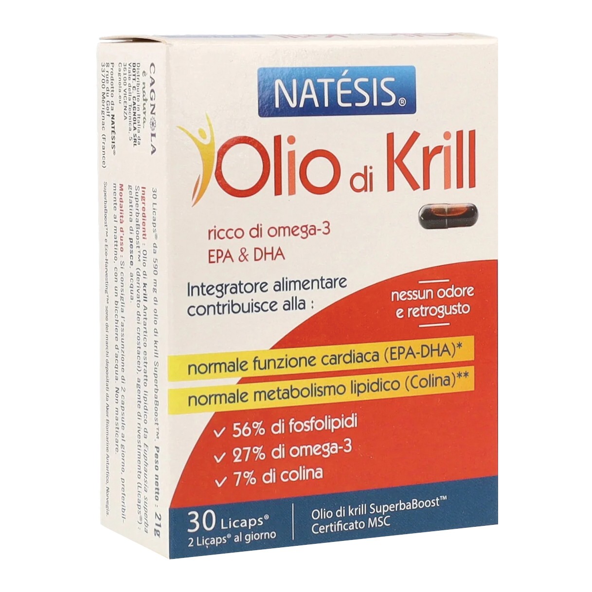 Olio di Krill 30 Capsule: Integratore Omega-3 Antartico Biodisponibile