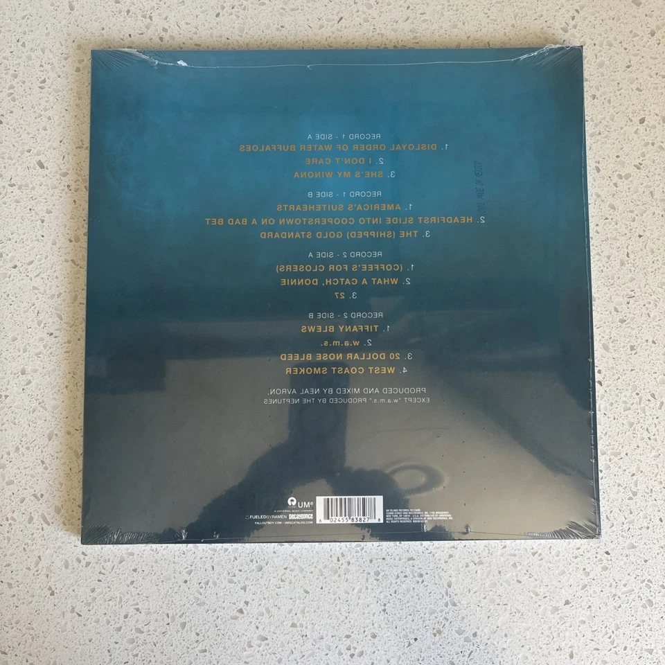 Fall Out Boy Folie a Deux Blue Marble Vinyl 2LP 15th Anniversary Limited /2500 - Image 3 of 4