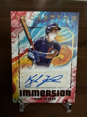 2025 Topps Inception Kyle Tucker Inception Immersion Auto #IIA-KT /25 Cubs