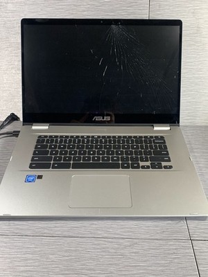 ASUS Chromebook C523N Silver HDMI 15.6'' Built-in Webcam Notebook PC - for Parts