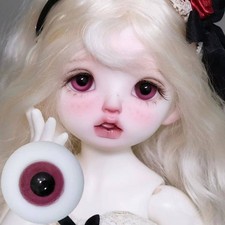 1/3 1/4 1/6 1/8 1/12 Deep Magenta Gradient Eyeballs Glass Eyeball For BJD Doll
