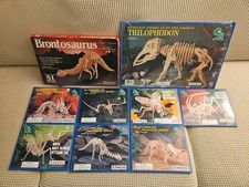 IQ Assembling Wooden Dinosaur  Insect Kits Models Crafts Lot of 9 BRAND NEW