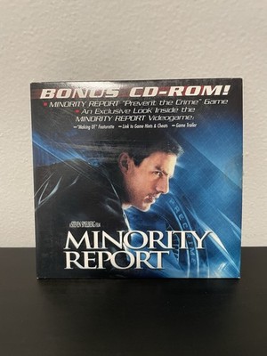 Minority Report Prevent The Crime Bonus CD-ROM PC Game Activision Computer 2002