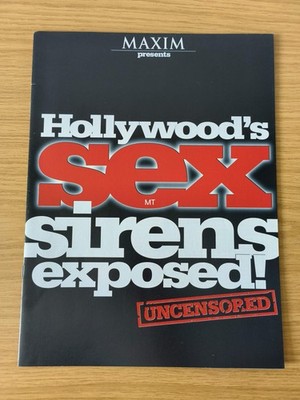 MAXIM Magazine Supplement ''Hollywood's S*x Sirens Exposed'' RARE (1079) Courteney