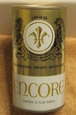 1969 ENCORE by Schlitz, pull tab top beer can...