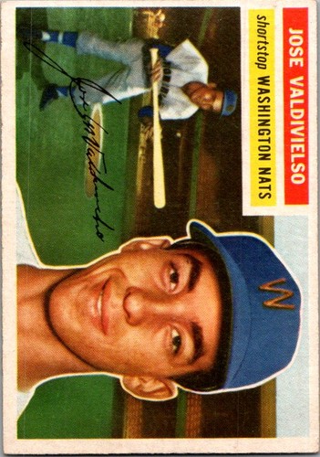 Jose Valdivielso #237 1956 Topps card