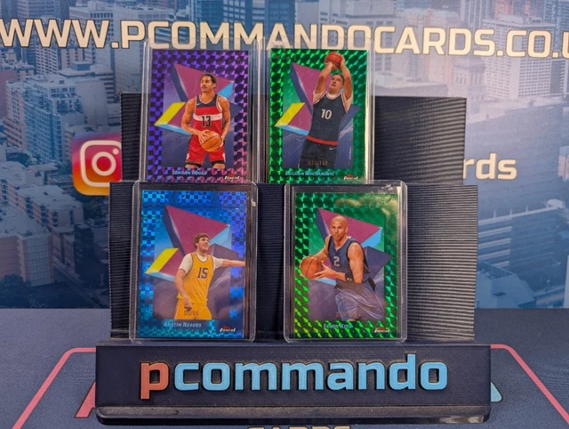 Topps Finest 24-25 NBA x4 Numbered card bundle - Kidd, Reaves, Bogdan, Poole