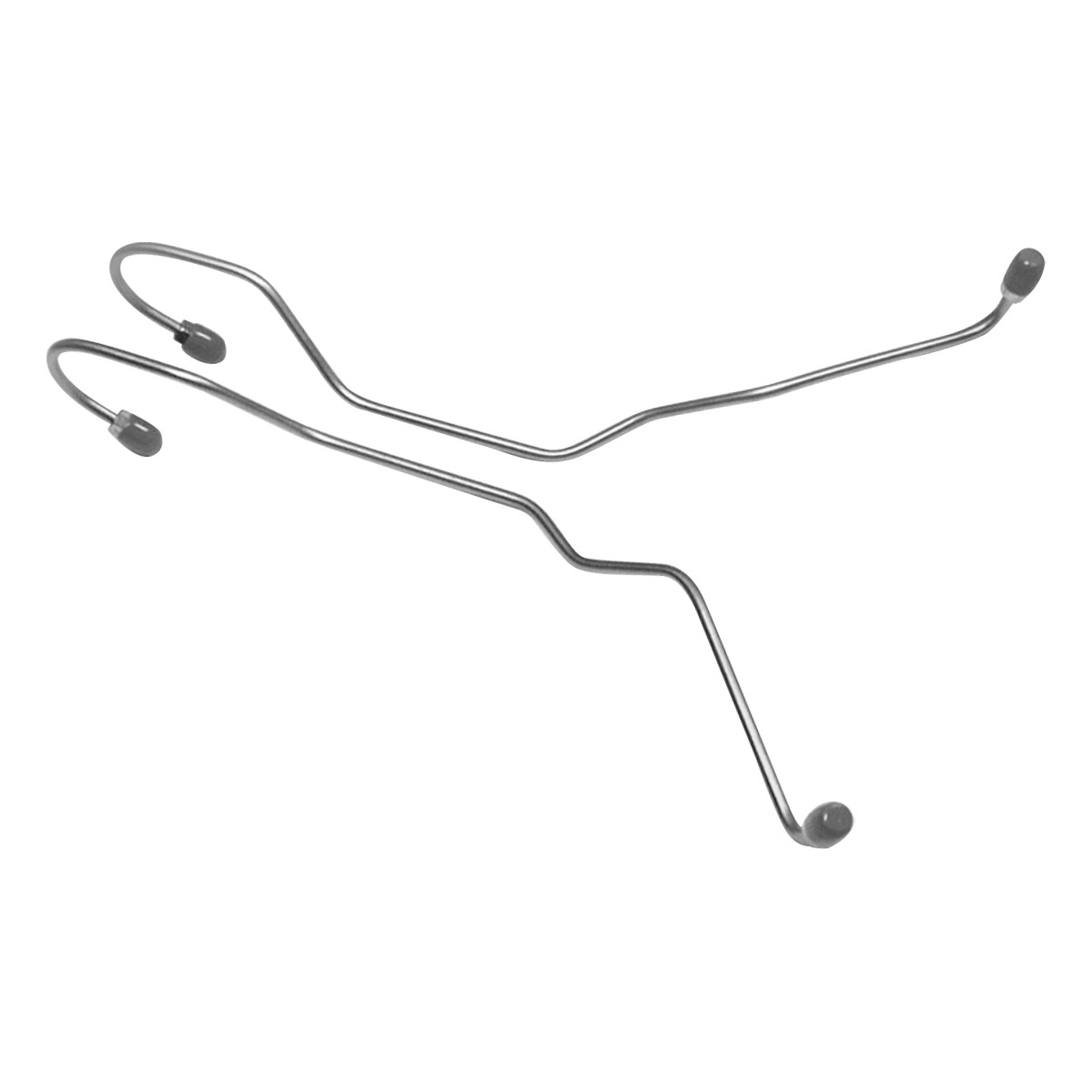 Brake Lines Rear Trailing Arm Hose To Caliper 1965-82 Corvette Stainless 2pc