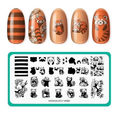 M680 Maniology  Nail Stamping Plate
