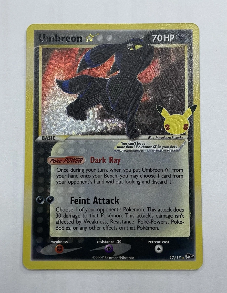Umbreon Star Pokémon TCG Cards for sale | eBay