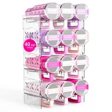 JYPS Water Bottle Tumbler Organizer, Stackable Stanley 40oz with Handle Cup O...