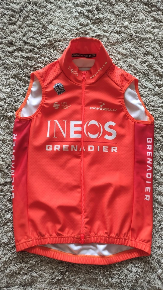 Van Baarle Ineos Grenadiers Epic Tempest Protect Gilet Bioracer Size: 2/S NEW! - Image 2 of 4